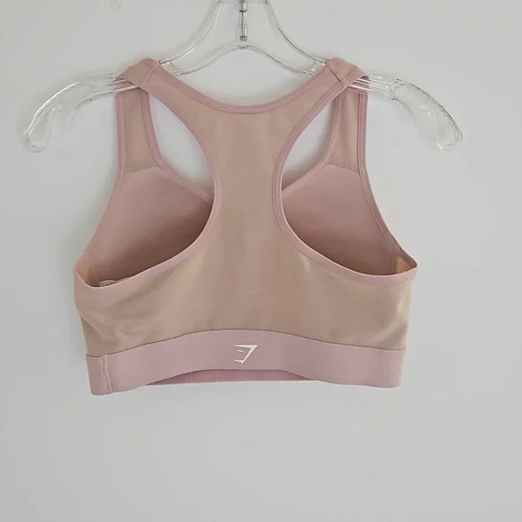Gymshark light pink sport bra women's size medium - Picture 8 of 8